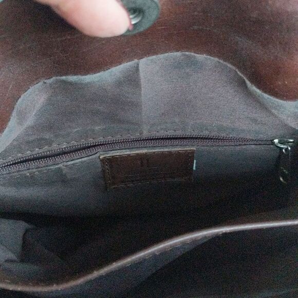 Vintage Hand-tooled Leather Bucket Bag- Love Turquoise? - Picture 10 of 16